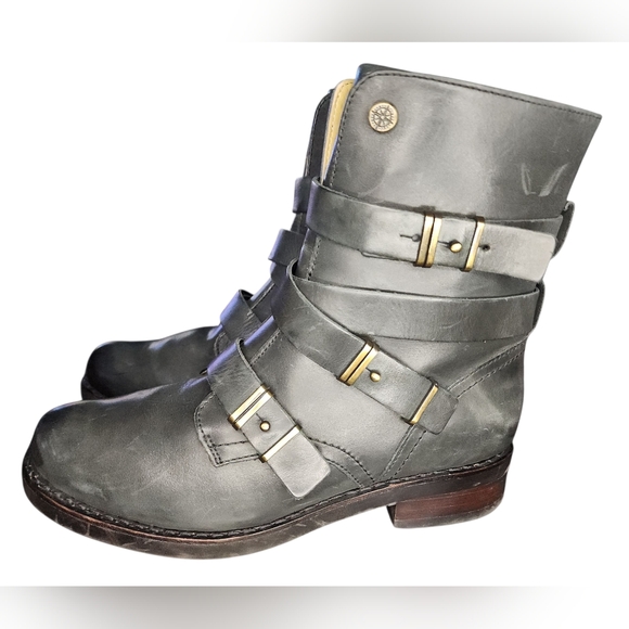 bussola Shoes - Bussola Leather Boots, Womens 39 EU (8-8.5 US)